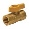 Thrifco Plumbing 3/4 Inch FIP x 3/4 Inch FIP Brass Straight Gas Ball Valve 6415085 - alternate 1